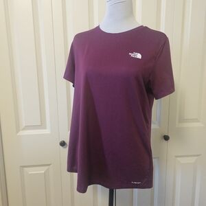 The North Face Women's Purple T-Shirt Flash Dry Sz M